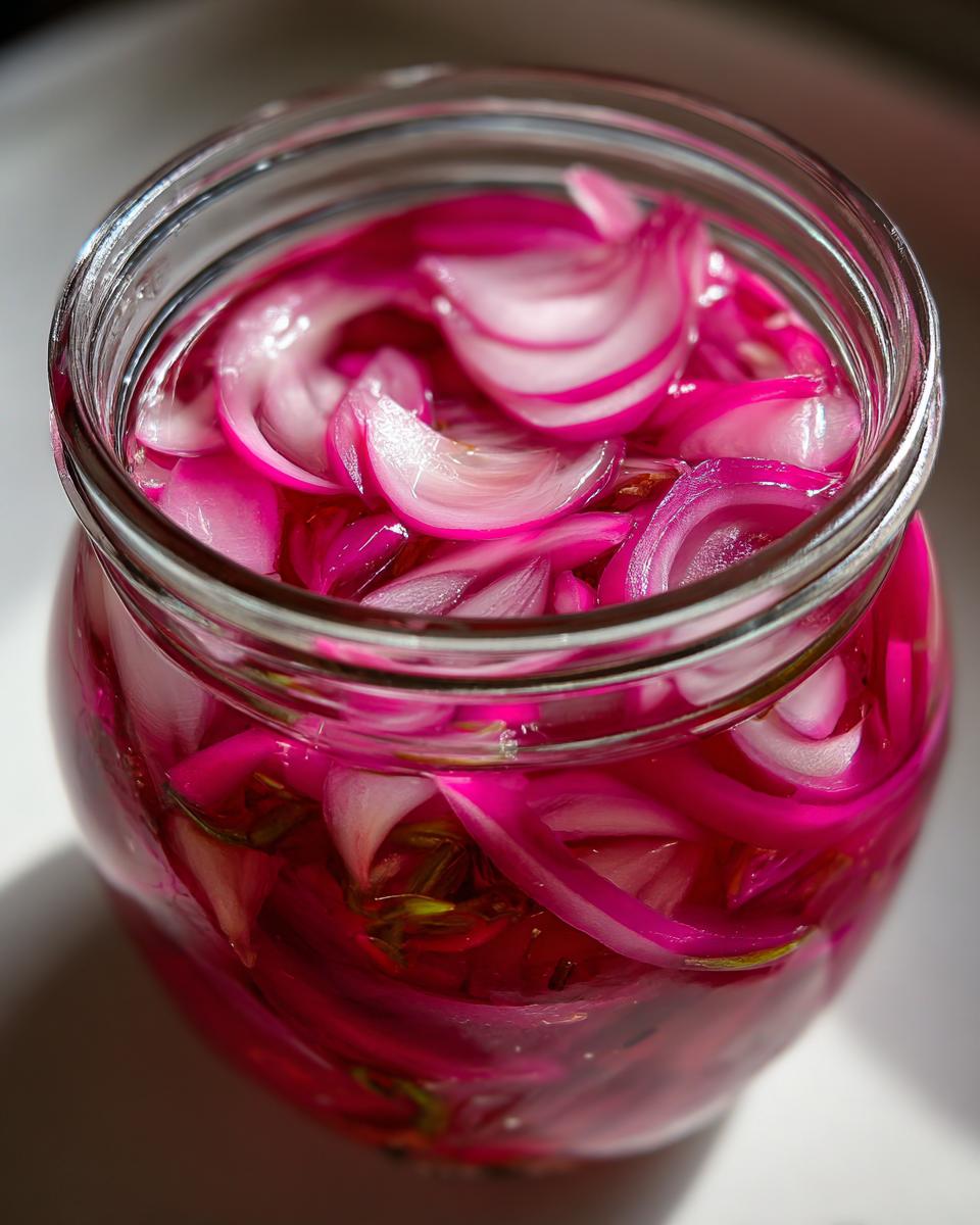 Quick-Pickled Red Onions - detail 3