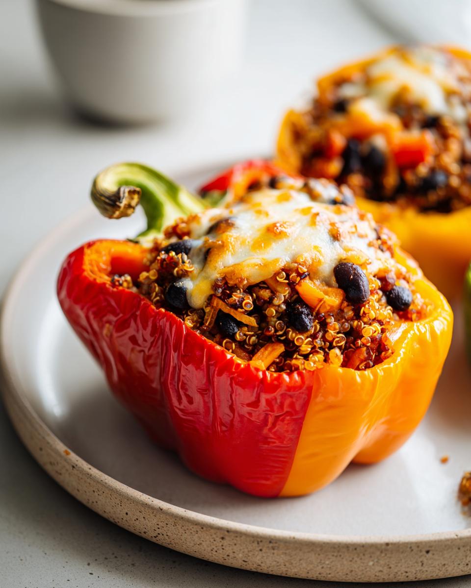 Quinoa Stuffed Bell Peppers - detail 3