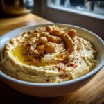 Roasted garlic hummus