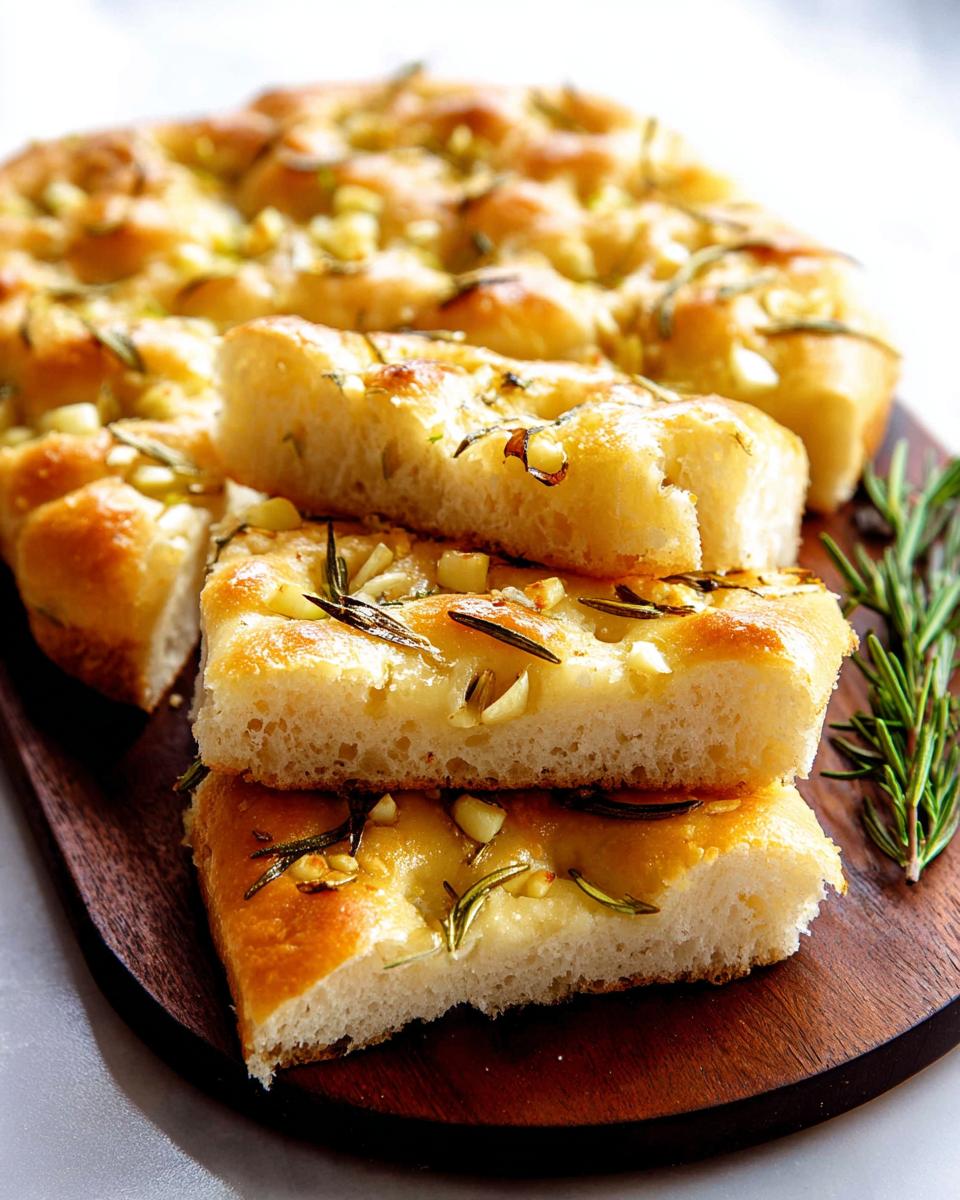 Rosemary Garlic Focaccia - detail 2