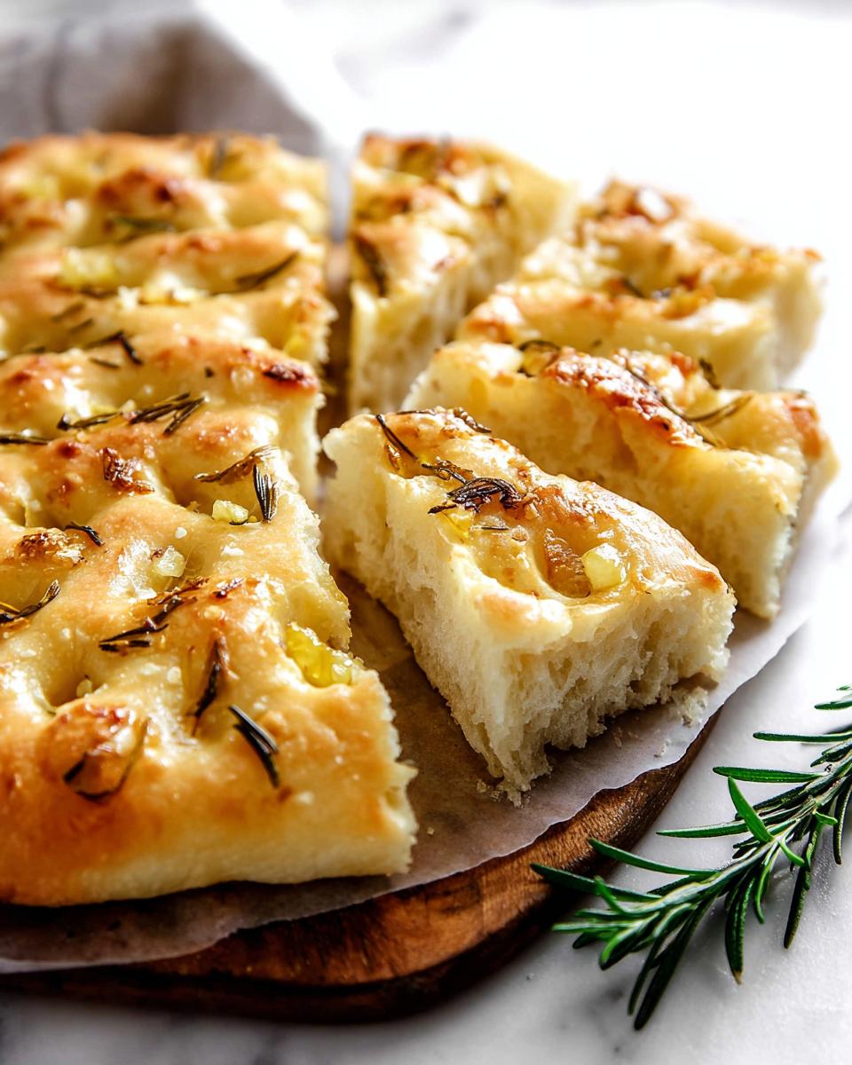 Rosemary Garlic Focaccia - detail 3