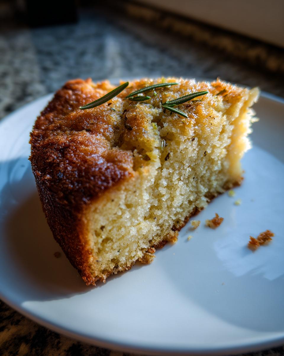 Rosemary Infused Olive Oil Cake - detail 2