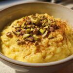 Saffron rice pudding (shole zard)