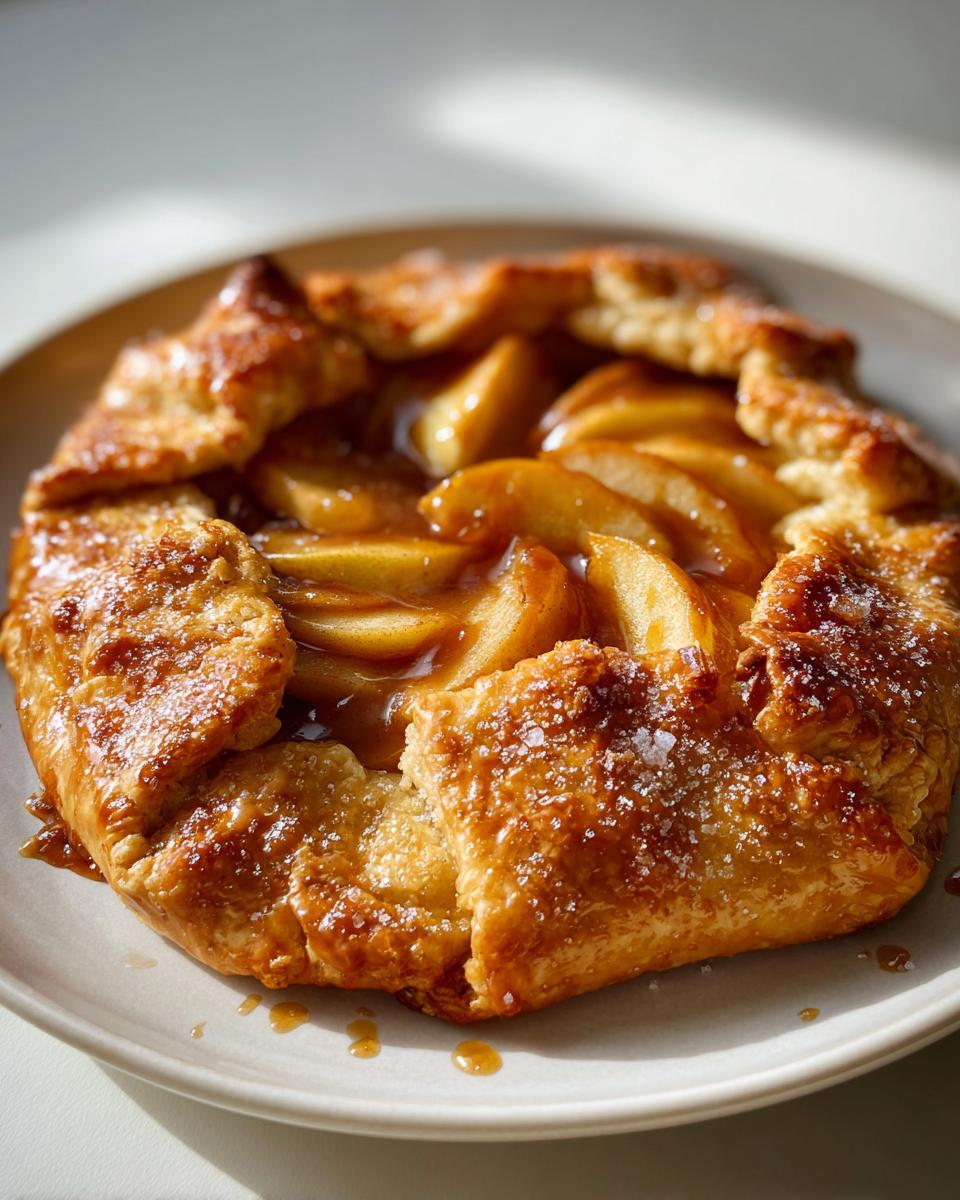Salted Caramel Apple Galette - detail 1