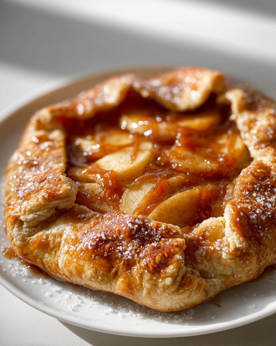 Salted Caramel Apple Galette - detail 2