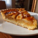 Salted Caramel Pear Tart