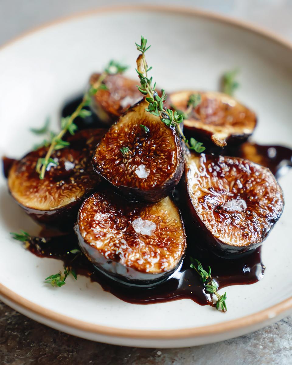 Seared Figs with Balsamic Glaze - detail 3