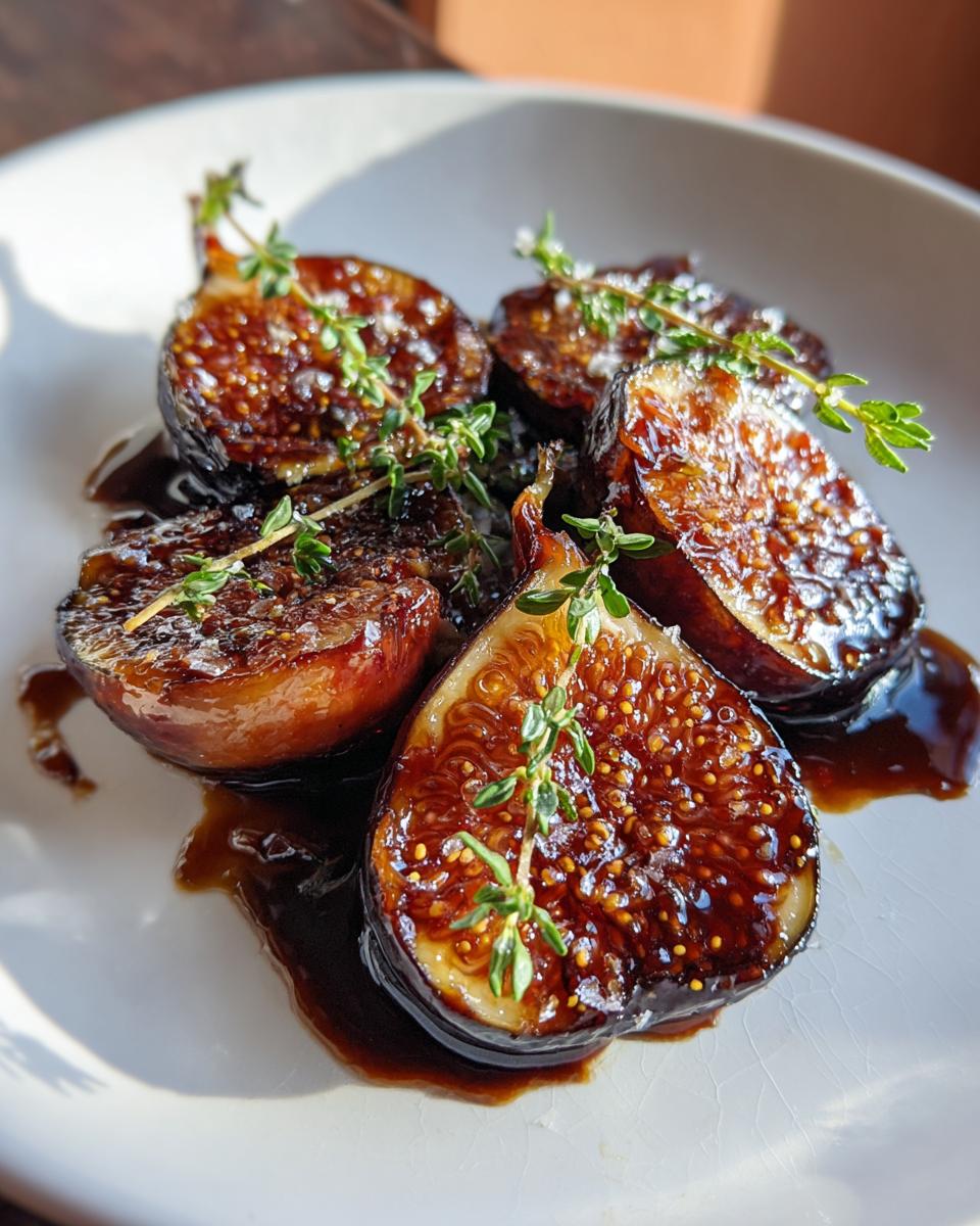 Seared Figs with Balsamic Glaze - detail 2