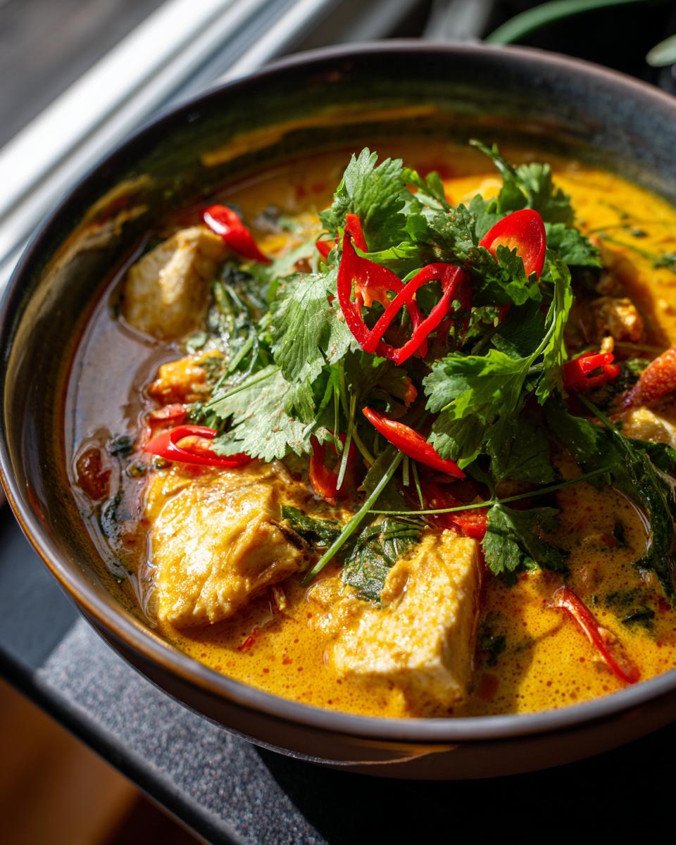 Spicy Coconut Curry Soup - detail 2