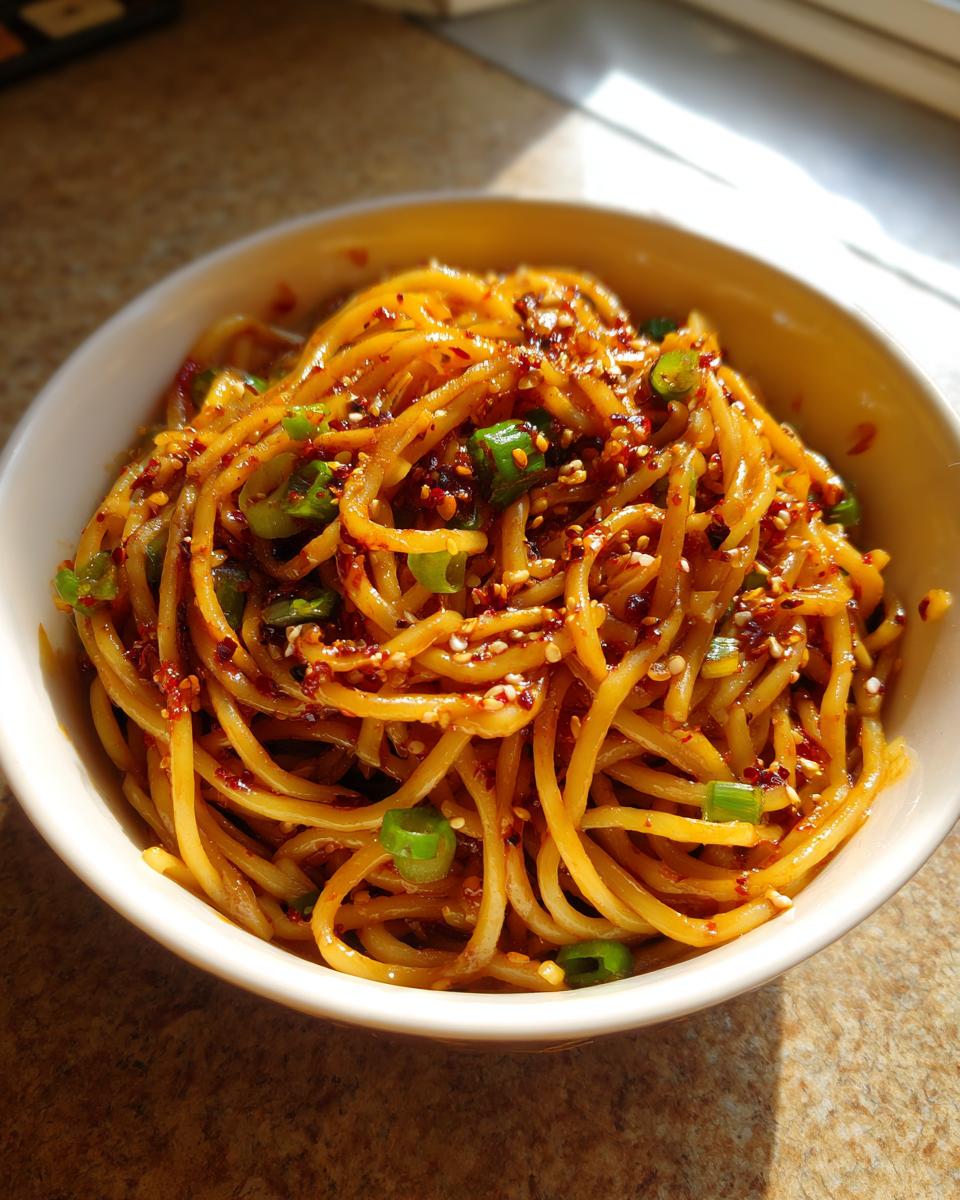 Spicy Szechuan Noodles - detail 1