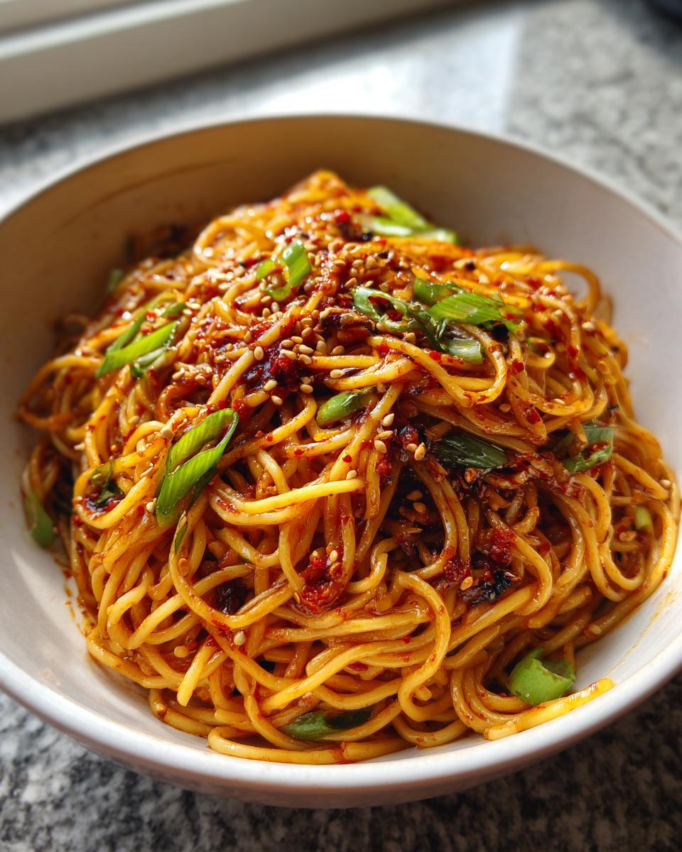 Spicy Szechuan Noodles - detail 2