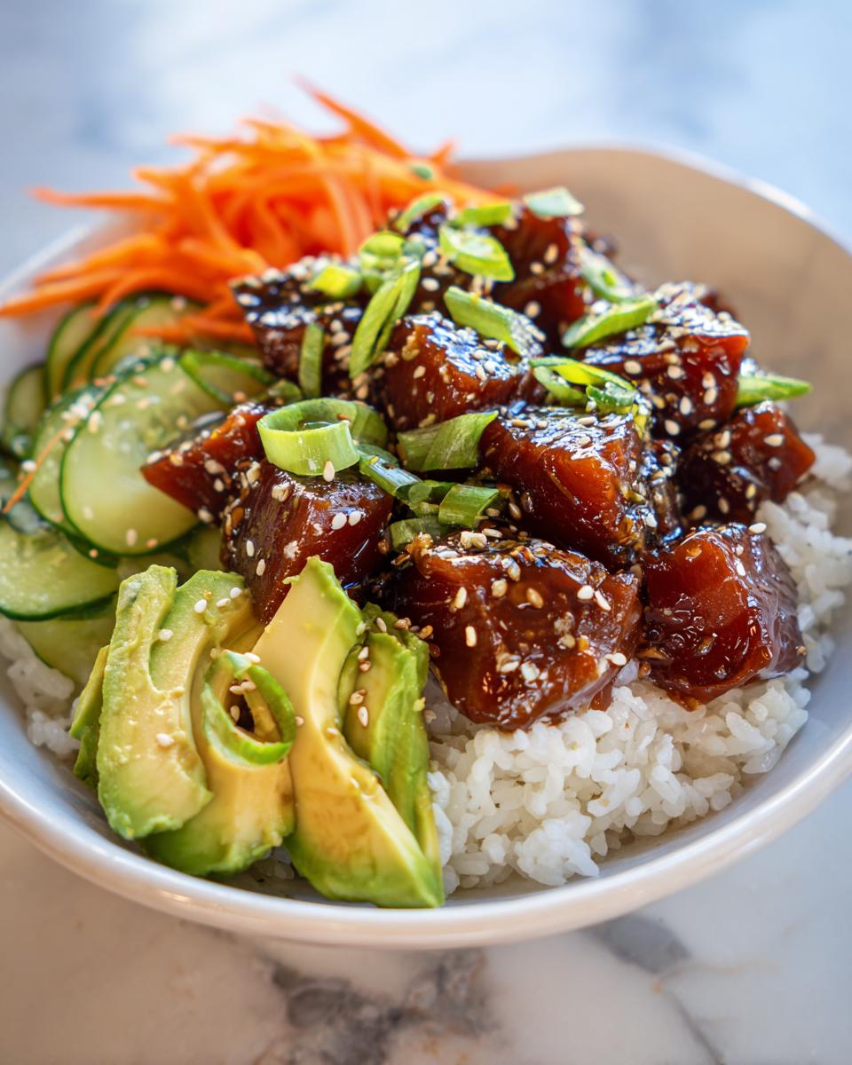 Spicy Tuna Poke Bowls - detail 1