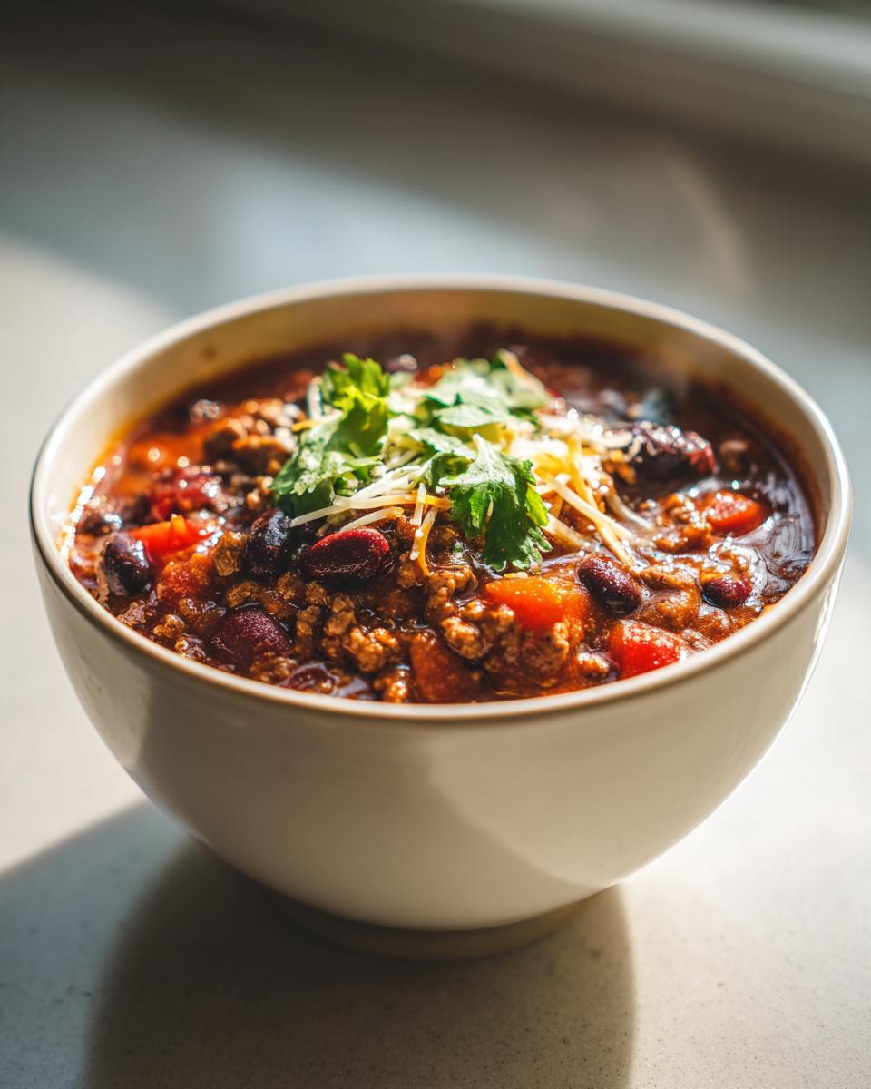Three Bean Turkey Chili - detail 2