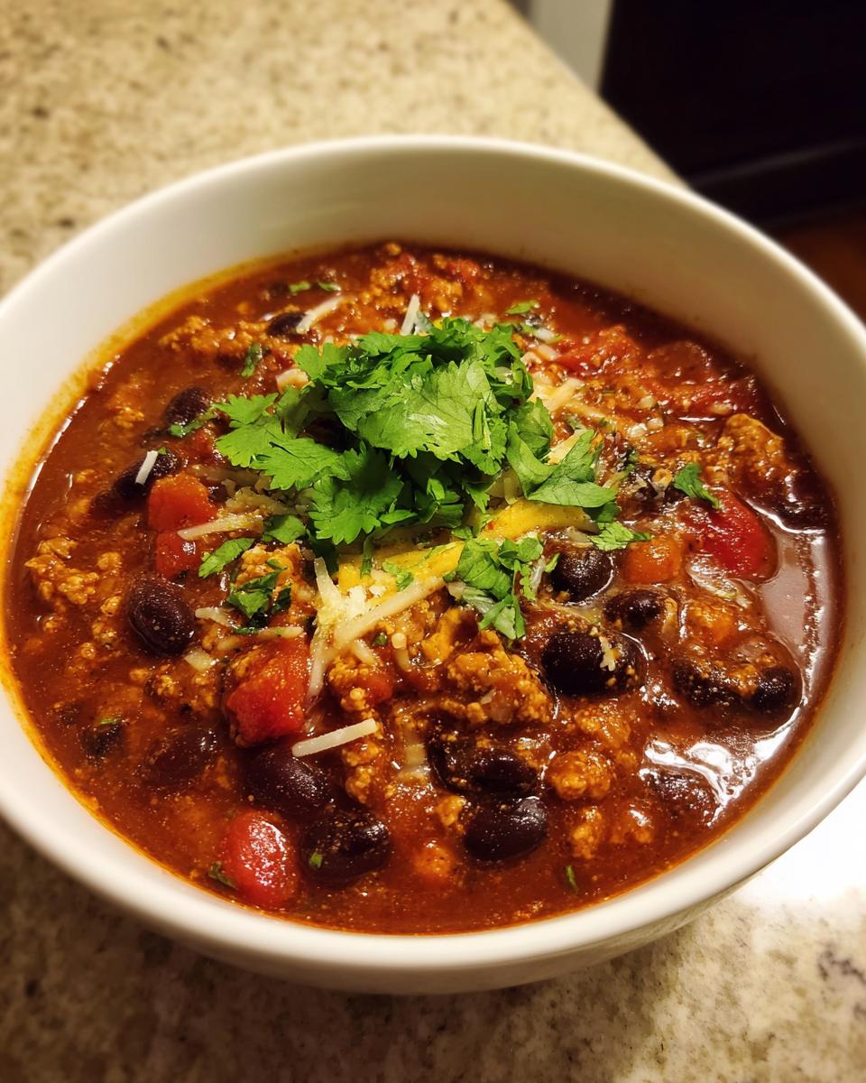 Three Bean Turkey Chili - detail 3