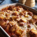 Tomato Soup & Grilled Cheese Casserole