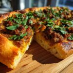 Turkish Lamb Pide Bread