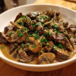 Vegan mushroom stroganoff (plant‑based twist on the classic)