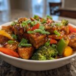 Vegetable tofu stir‑fry