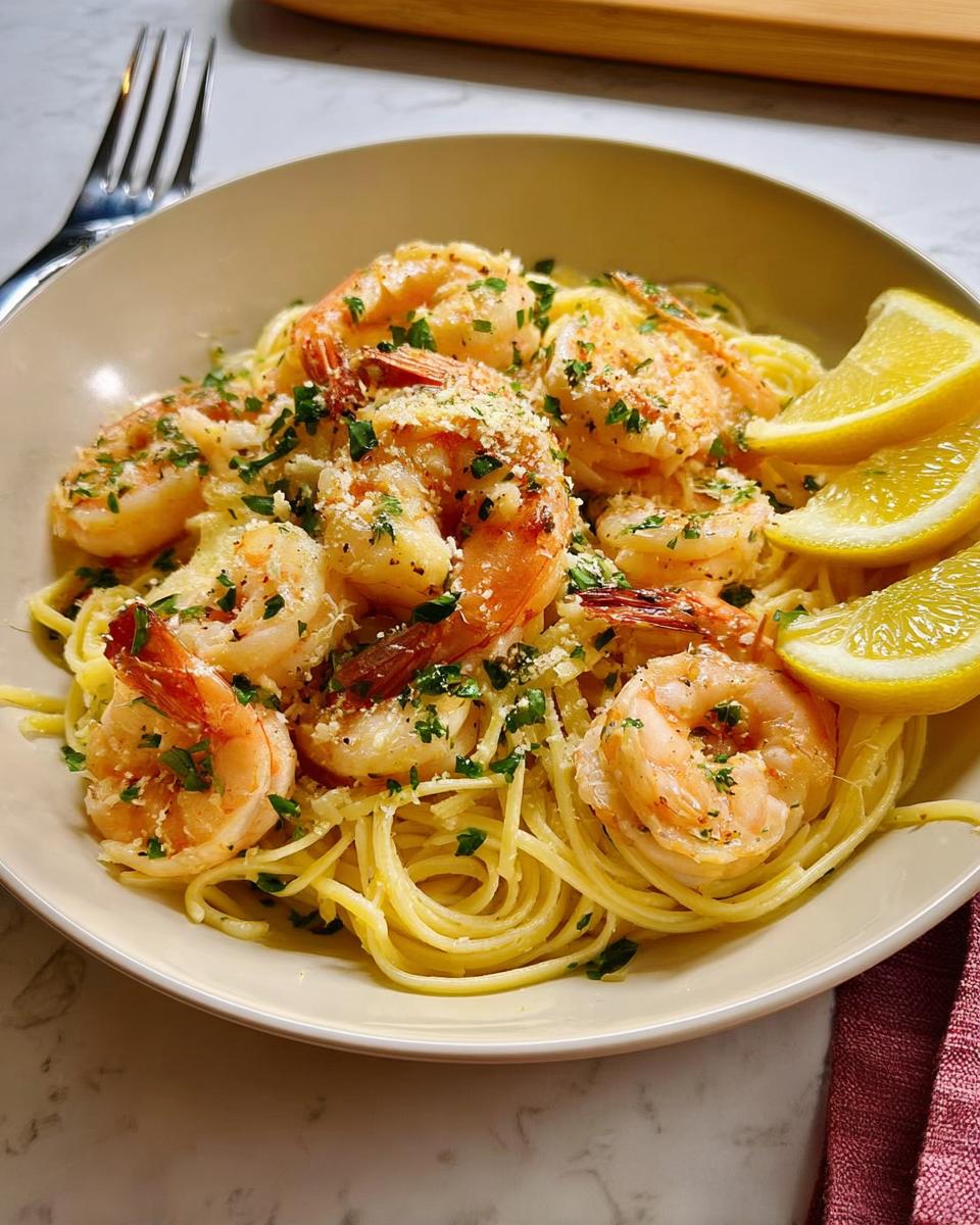 shrimp scampi - detail 1